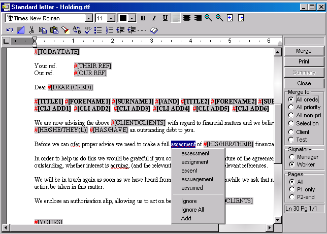 word processor